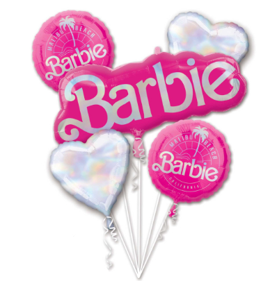 Balloon Bouquet - Anagram Licensed Balloon Bouquet Barbie