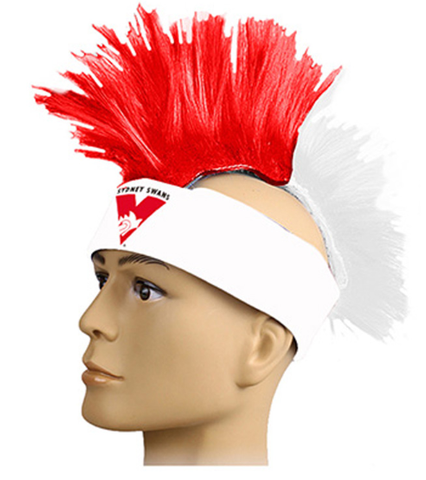 Headband - AFL Sydney Swans with Mohawk