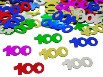 Confetti Scatters - 100th Multi Coloured
