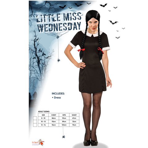 Costume - Adult Little Miss Wednesday