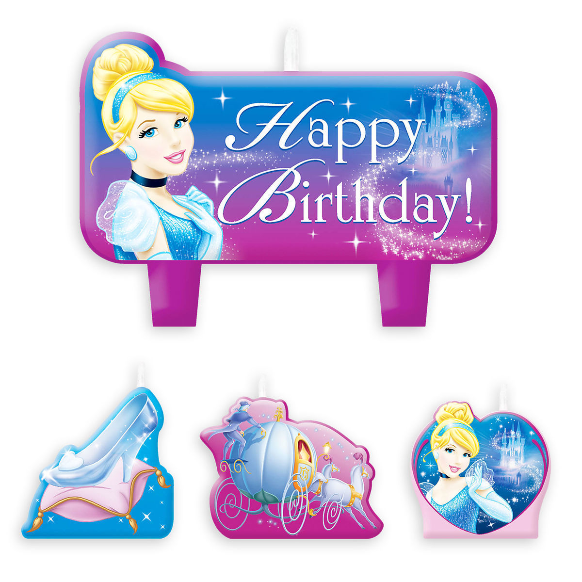 Birthday Candle Set  - Cinderella