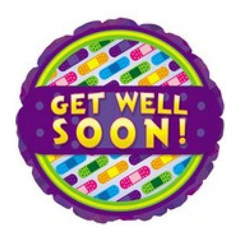 Foil Balloon 18'' - Get Well Soon Bandages