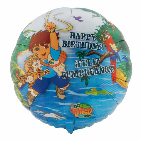 Foil Balloon 18" - Go Diego Go!