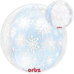 Foil Balloon Orbz - Snowflakes