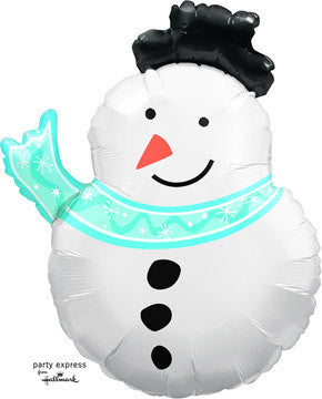 Foil Balloon Supershape - Snowman