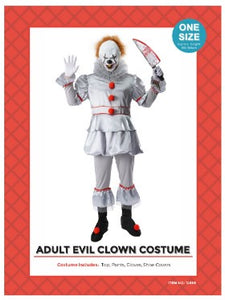 Adult Costume - Evil Clown