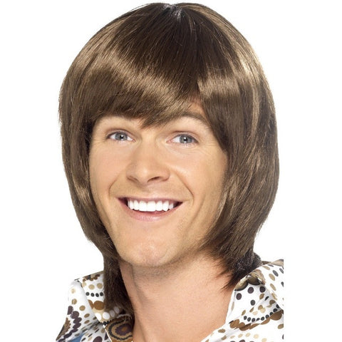 Party Wig - Heartthrob Brown Mens Wig