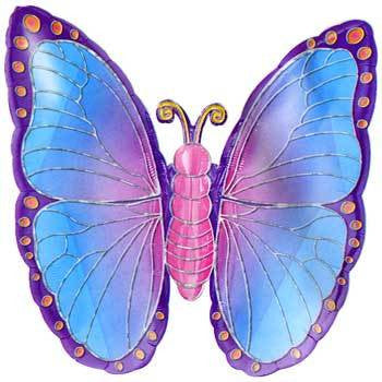 Foil Balloon Supershape - Prismatic Butterfly