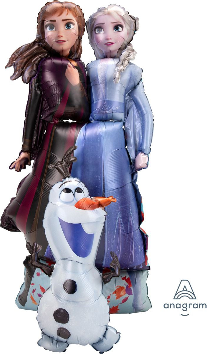 Foil Balloon Air Walker - Frozen 2 Elsa Anna Olaf