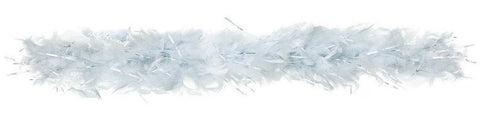 Feather Boa - Silver