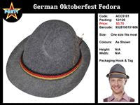 Hat - German Oktoberfest Fedora