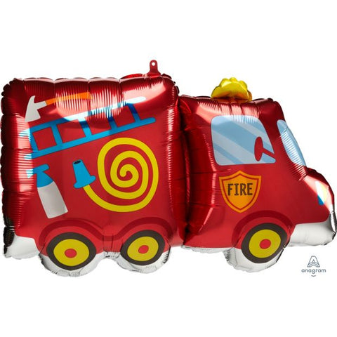 Foil Baloon Supershape - Fire Truck