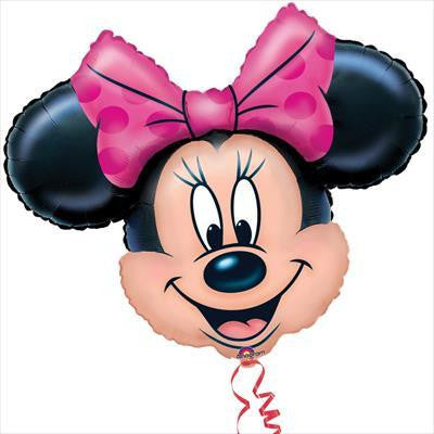 Foil Balloon Supershape - Minnie Mouse Head