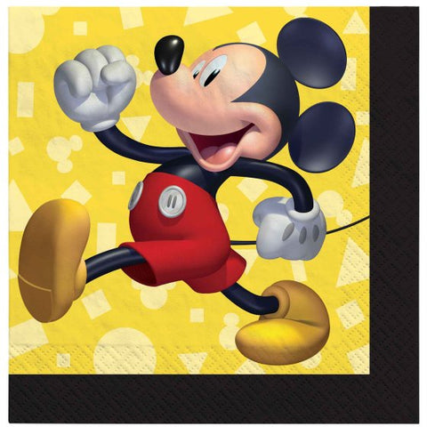 Beverage Napkins - Mickey Mouse Forever 16 Pack
