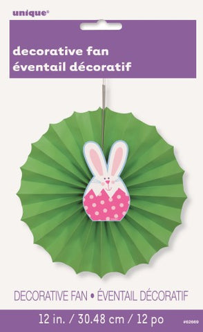 Decorative Fan - Easter Bunny Fan