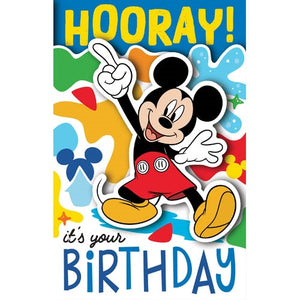 Birthday Card  - Disney Mickey