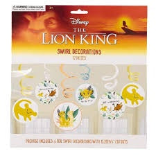 Swirl Decorations - Lion King
