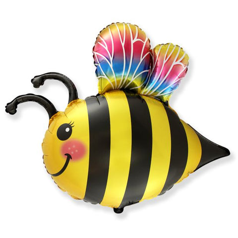 Supershape Foil Balloon - Happy Bee 84cm