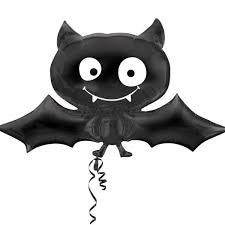 Foil Balloon Supershape - Black Bat