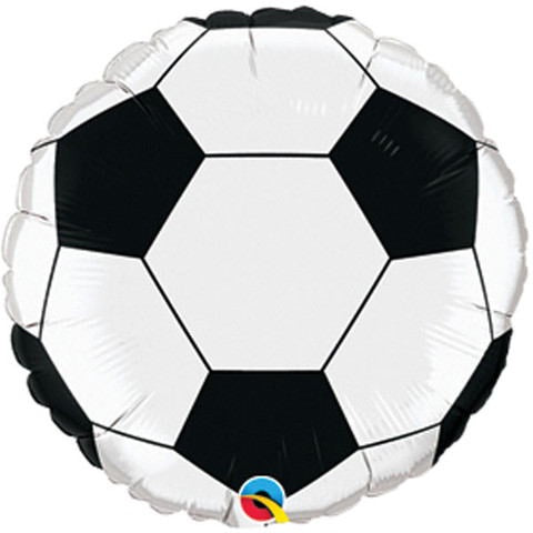 Foil Balloon 9" - Soccer Ball Air Filled Only