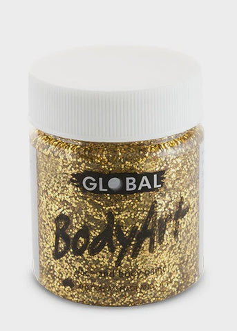Face and Body Paint - Gold Glitter 45ml