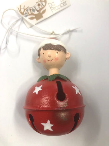 Christmas Decoration - Red Elf Bell Tree Ornament