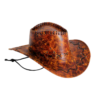 Hat -  Cowboy Hat Light Brown (Vinyl)