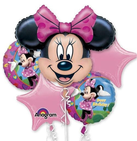 Foil Balloon Bouquet - Minnie Mouse