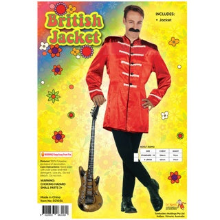 Costume - Adult British Jacket Red Size M