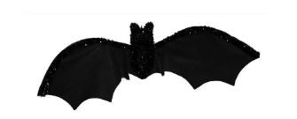 Halloween Bats - Giant Tinsel Bat 43cm