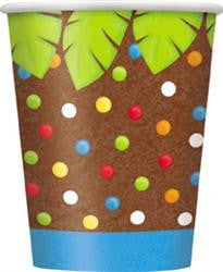 Printed Paper Cups - Jungle Party Pk 8