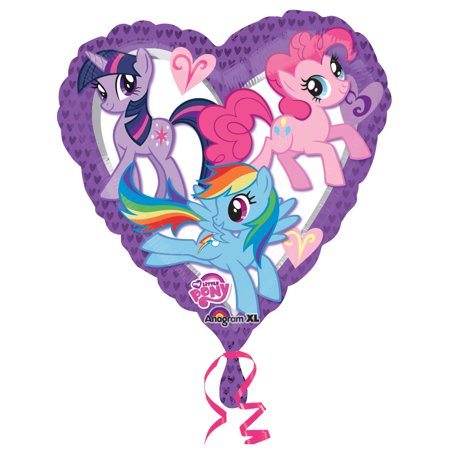 Foil Balloon 18" - My Little Pony Heart Shaped