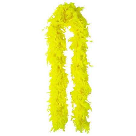 Feather Boa - Yellow 2m