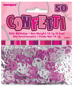 Confetti Scatter - 50th Glitz Pink 14g