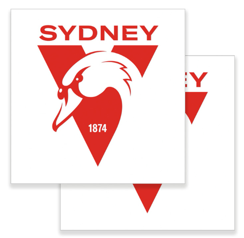 Lunch Napkins - Sydney Swans Pk 16 2ply