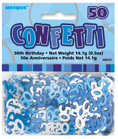 Confetti Scatter - 50th Glitz Blue 14g