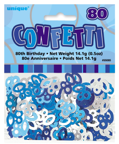 Confetti Scatter - 80th Glitz Blue 14g
