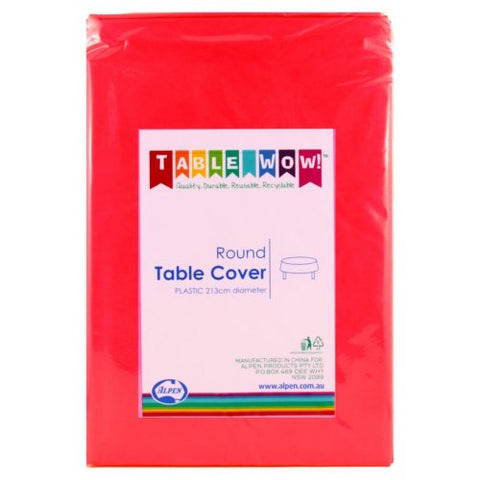 Round Tablecover - Red