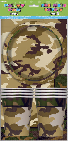 Party Kit - Military Camo Party Pack