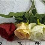 Bouquet Rose Stem - Red