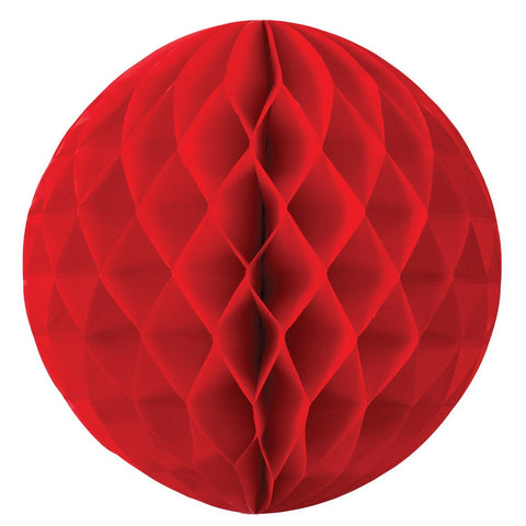 Honeycomb Ball - 35cm Red