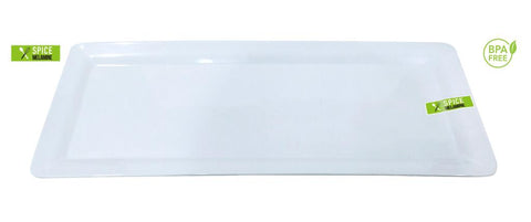 Rectangle Platter - White Melamine