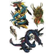 Temporary Tattoos - Assorted Dragon Temporary Tattoos