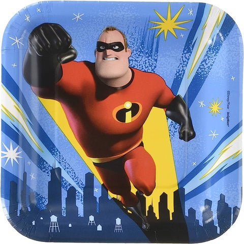 Paper Plate - Incredibles 2 Plate 7"
