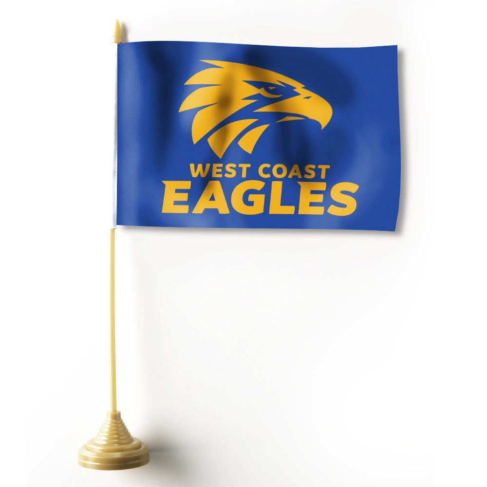Desk Flag - AFL West Coast Eagles Desk Flag