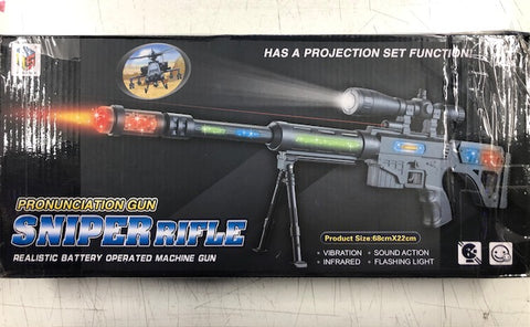 Toy Gun - Sniper Rifle  Flash Gun (Store Pick-up ONLY)