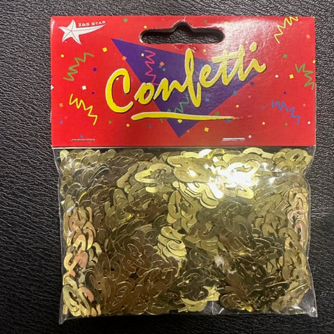 Confetti Scatters - 25th Glitter Gold 25g