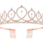 Tiara -  Bling Rhinestone Crystal Wedding Crown Tiara