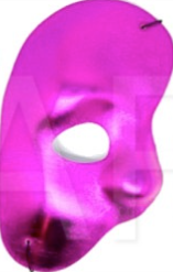 Mask - Half Face Mask (Hot Pink)