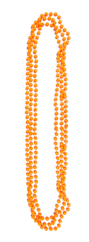 Necklaces - Neon Beaded Necklace 3Pcs (Orange)